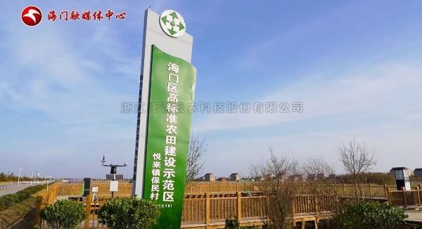 江蘇海門高標準農田樣板區，智慧化監管守護千畝良田